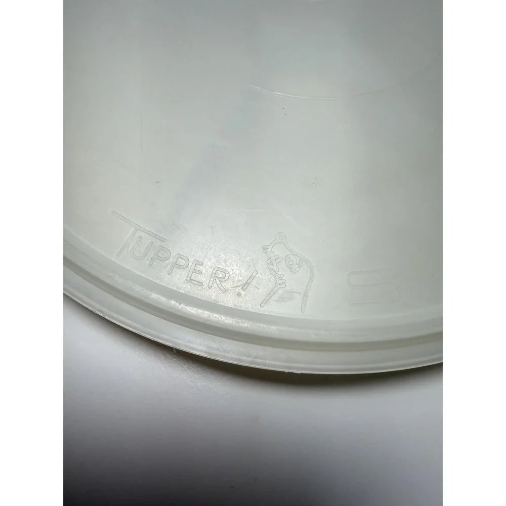 Vintage Tupperware‎ White Party Susan Divided Vegetable Relish Tray w Lid #224-9